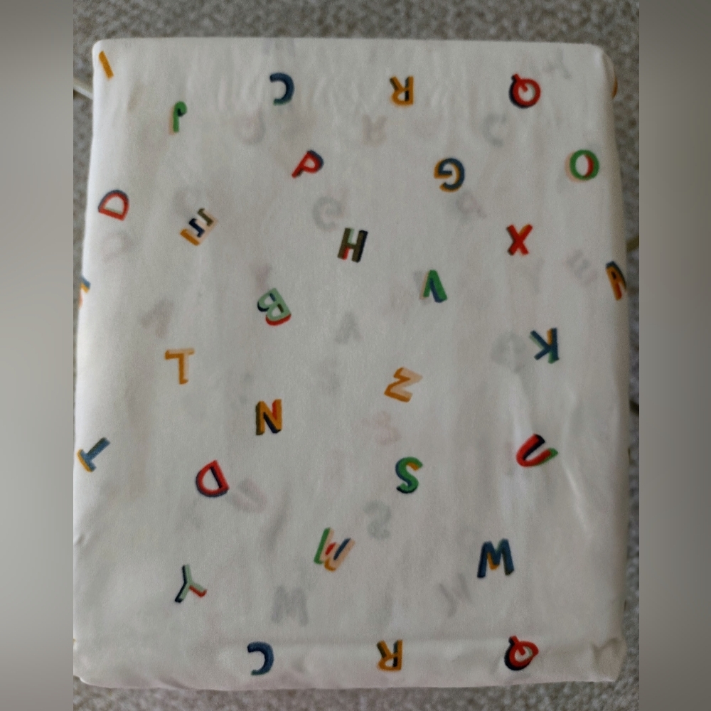 Kid's Alphabet Twin Sheet Set